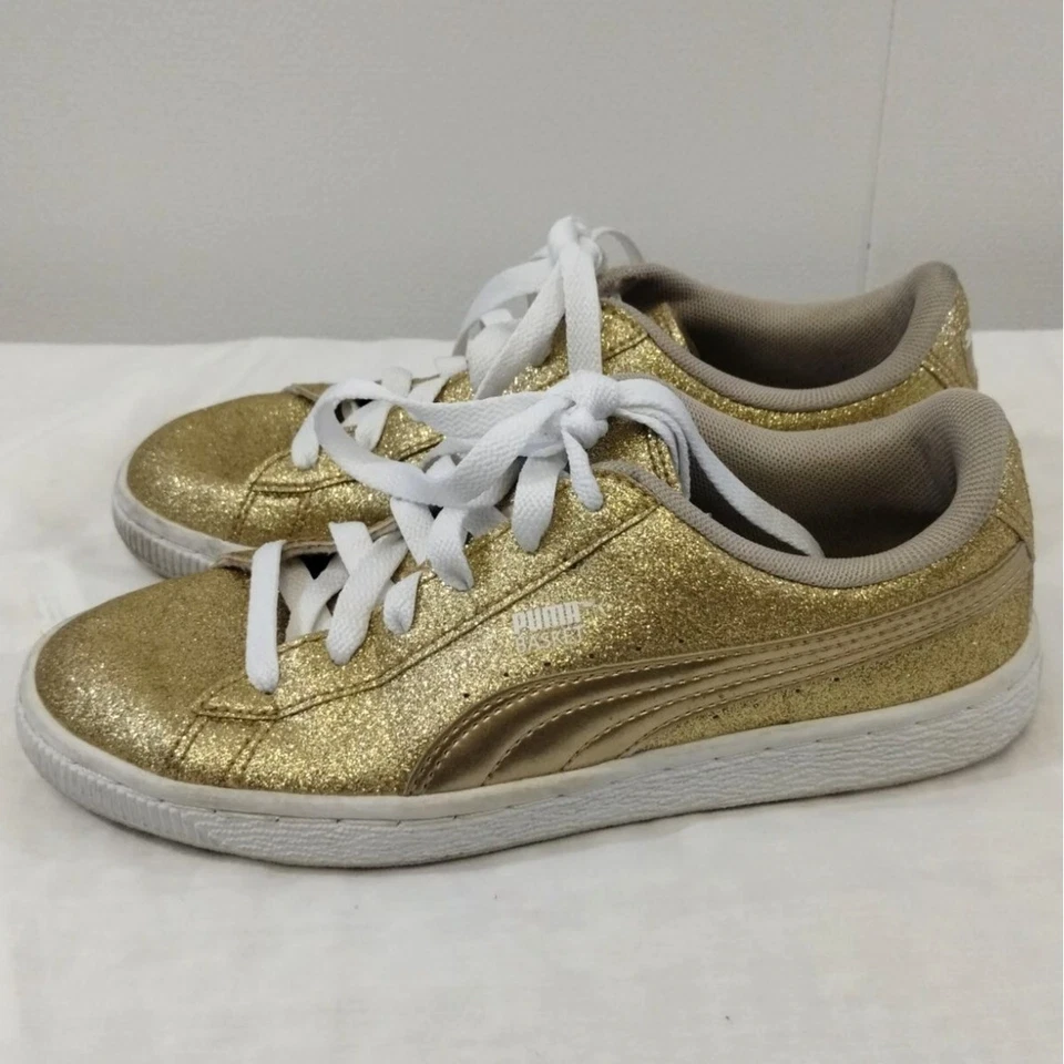 Puma Basket Girl's Shoes/Sneakers/Low-Tops Size4.5C SKU 3469 - Image 3 of 4
