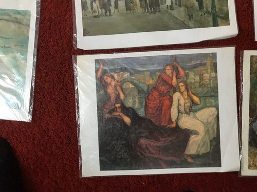 Lote de laminas de colección de grandes pintores del Pais Vasco - Imagen 6 de 7