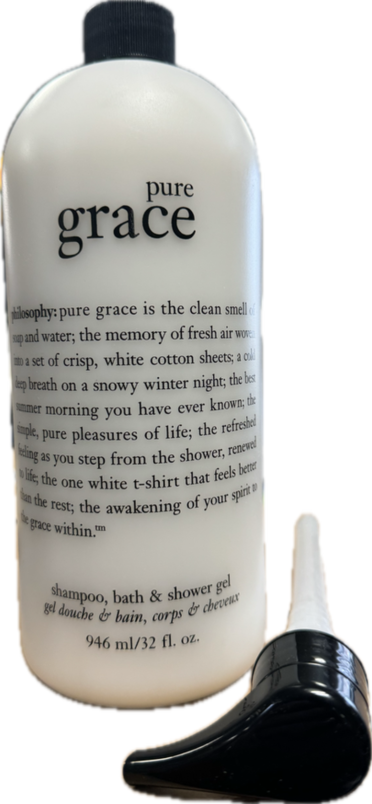 Philosophy Pure Grace Shower Gel New with Pump Sealed Jumbo 32 oz eBay