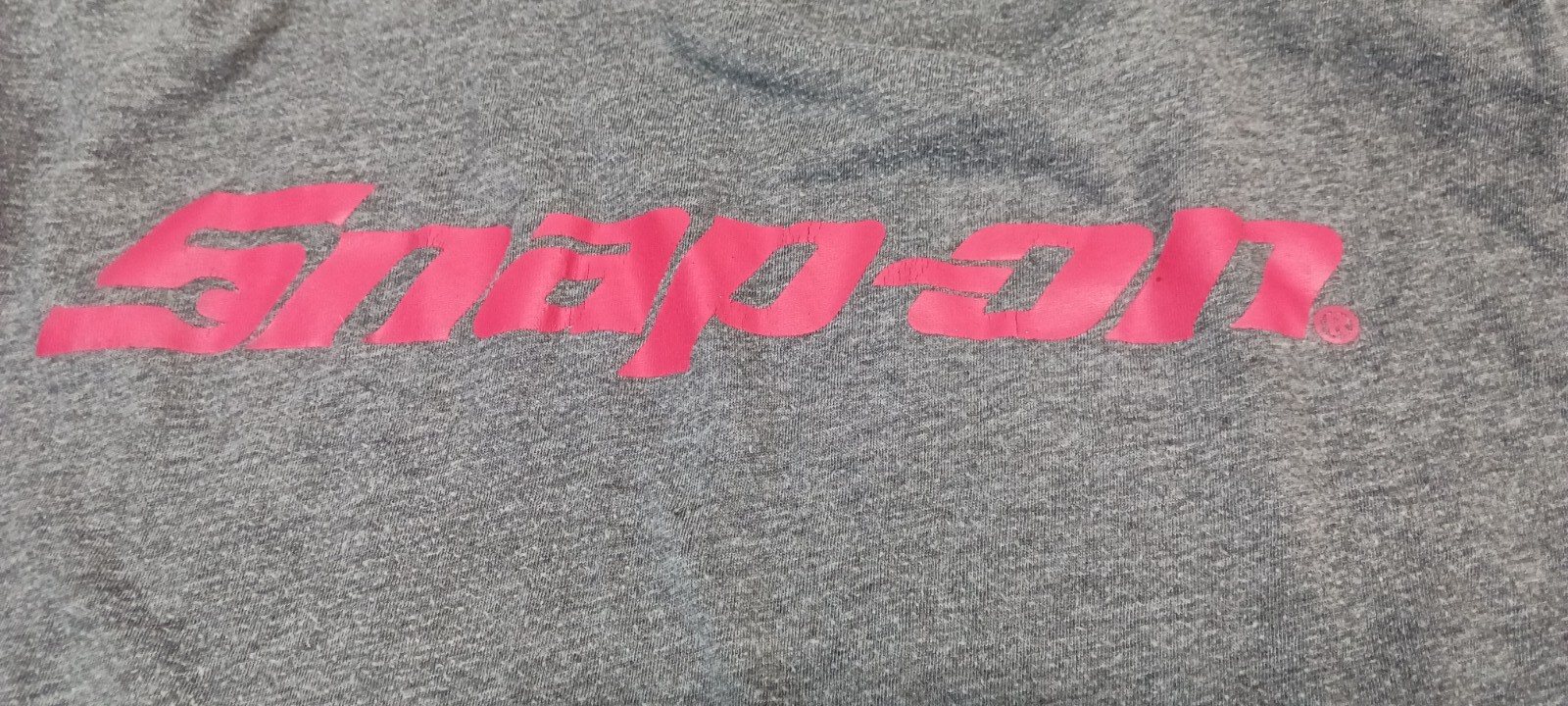 SnapOn Long Sleeve Jersey T Shirt Hoodie Men's XL Dark Gray Hooded