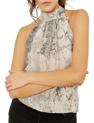 mint velvet halter neck top