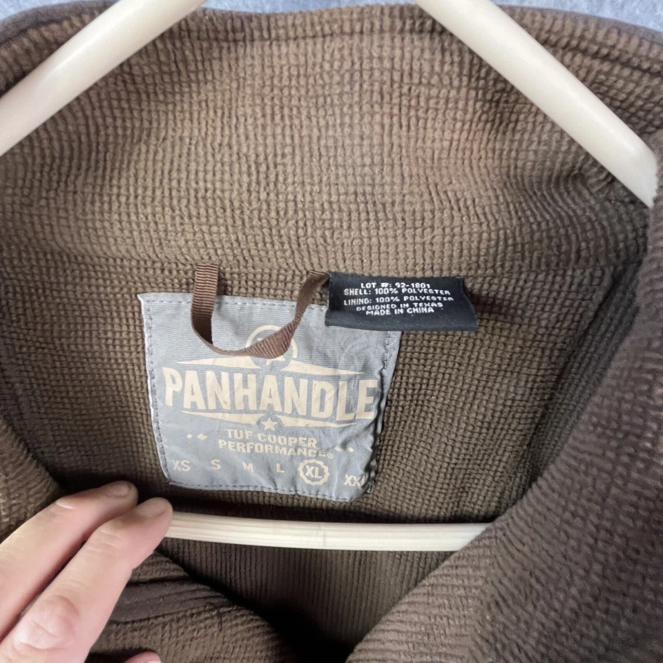 Chaqueta Panhandle Para Hombre Talla XL Marrón Tuf Cooper Performance Foto 2 de 4