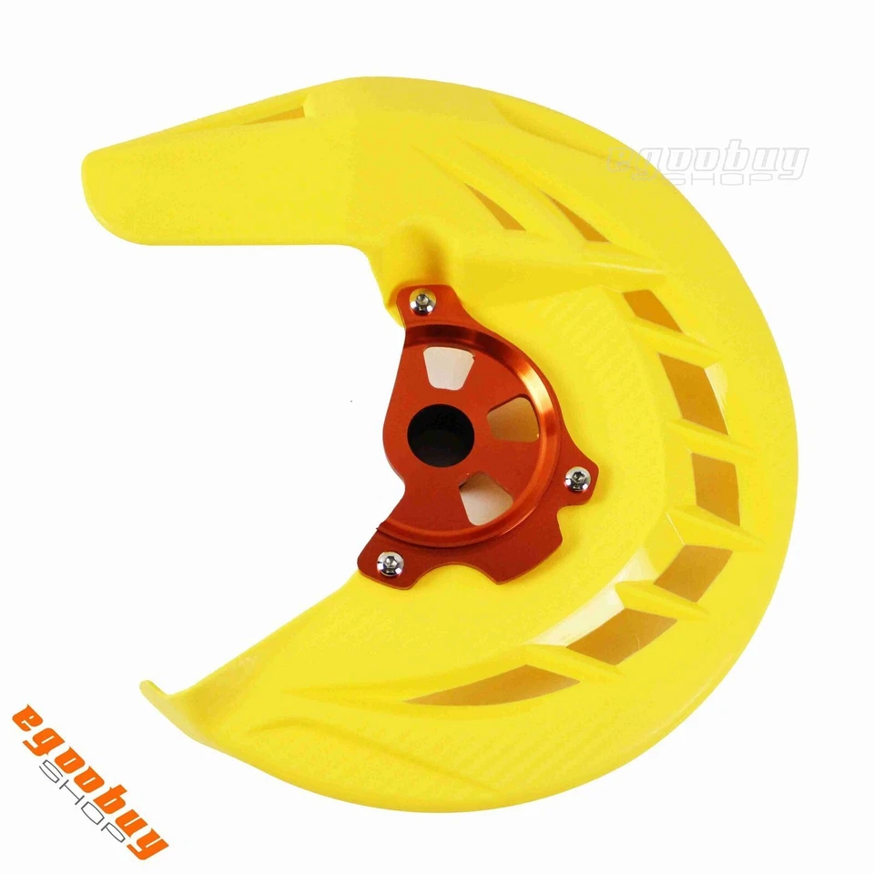 Cubierta de protección de disco delantero Dirt Bike X-Brake amarilla para TE TC/FC TE FE/FS/FX SX Foto 2 de 4