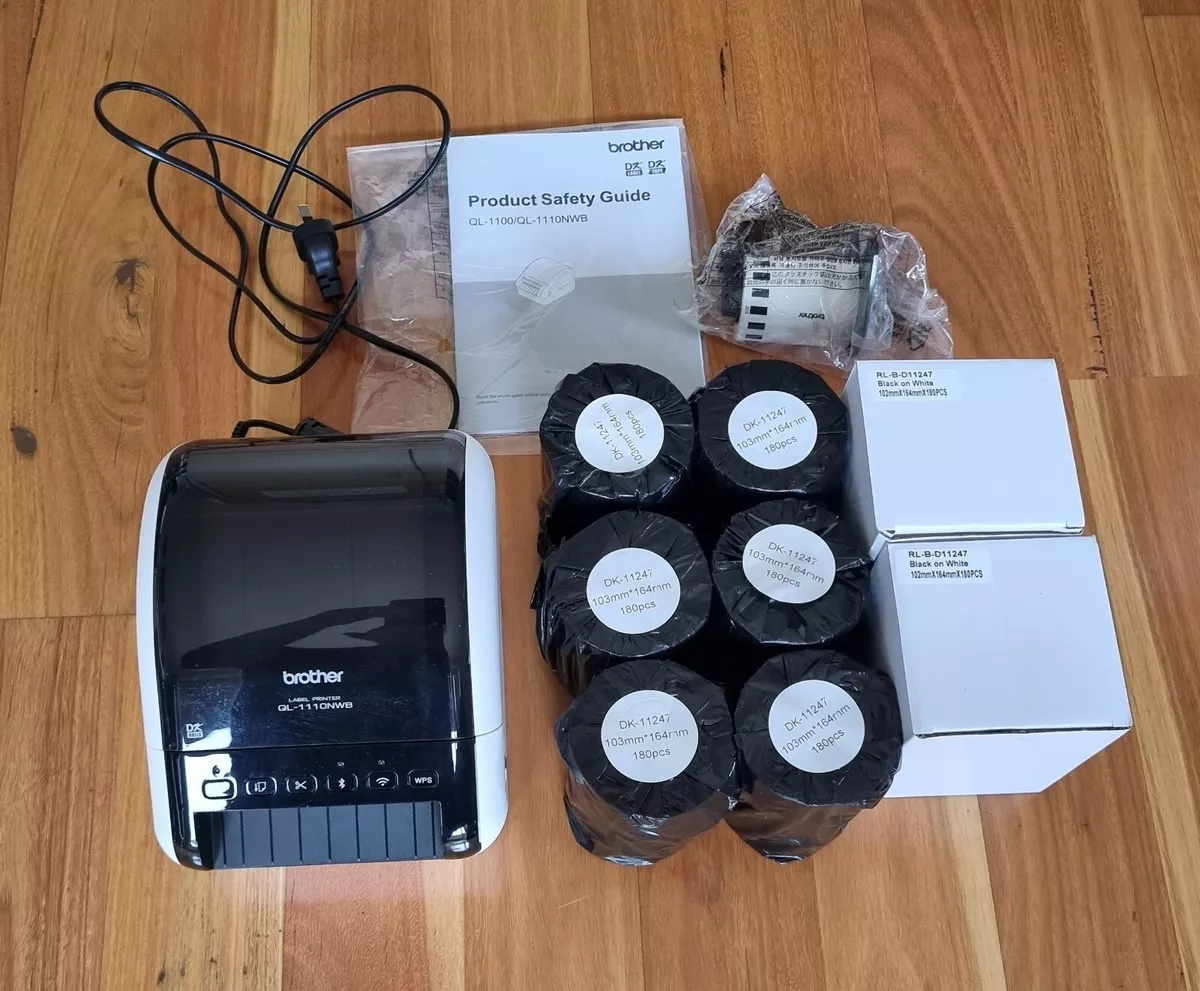 Brother QL1110NWB Pro Extra Wide Wireless Wifi Bluetooth Label Printer