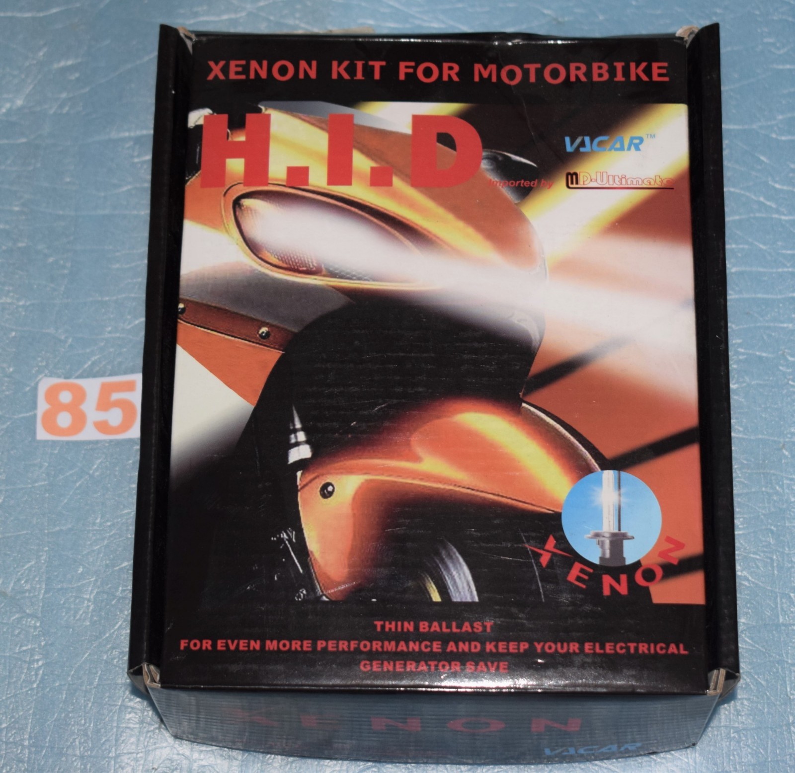 Kit phare xénon H7 moto 35W éclairage nocturne haute performance 8000K