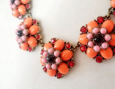 J.CREW FLORAL BEADED STATEMENT NECKLACE | eBay display picture 1