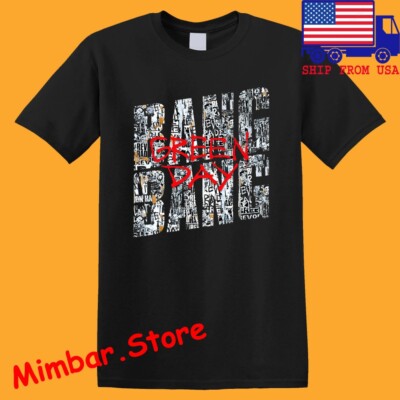 Green Day Bang-Bang Men's Black Size S-5XL