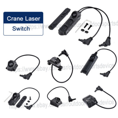 #ad Dual Crane Laser Flashlight Pressure Tape Switch Control For OGL Laser Aiming $16.28