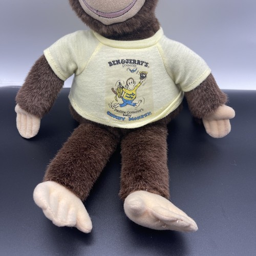 Rare 1996 Chunky Monkey Pauline Comanor 15" Ben & Jerrys Ice Cream Plush - 第 2/8 張圖片