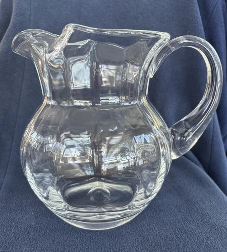 Badash Hemmingway Optic European Mouth Blown Pitcher 42 oz.