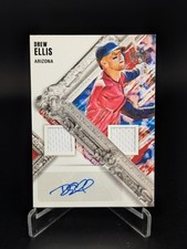 2022 Panini Diamond Kings DK Material Signatures Drew Ellis Rookie Auto RC