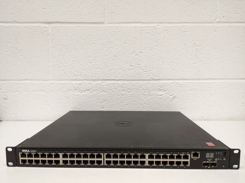 Dell Networking N2048P 48-Port PoE+ Managed Gigabit Ethernet Network Switch VAT