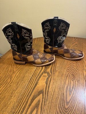 JB Dillon Genuine Ostrich Cowboy Boots Men main image 4