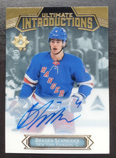 2022-23 Ultimate Collection Braden Schneider Ultimate Introductions Auto #UI-72