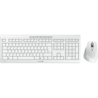 Cherry TAS DESKTOP-SET Stream Comfort Wir De-Lay Weiß