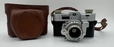 Vintage Kodak 35 Anastigmat 50mm F/3.5 Rangefinder Camera W/Case-Clean /Untested