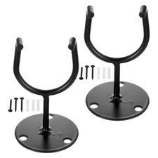  2pcs Baseball Bat Rack: Wall Mounted Display Hanger - Wall Holder Mount Hook