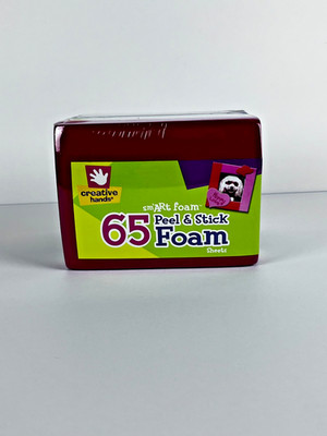 Creative hands Smart Art 65 Peel & Stick Foam 4.5 X 6 Inch Sheets