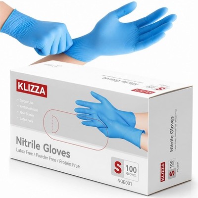 Nitrile Exam Gloves, 5 mil Chemical Resistant Latex & Powder Free, Disposable