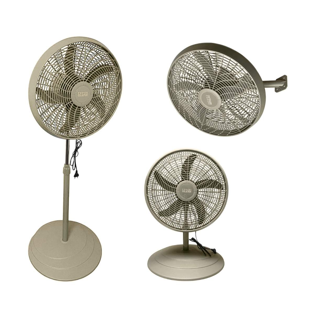 Ventilatore 3 in 1 Sabbia 130xØ50cm 75W Tavolo/Muro/Piantana - Coveri