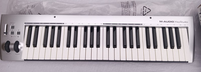 M-Audio Keystudio 49-Key MIDI Keyboard Controller UNUSED NO CABLES AS PHOTOGRAPH