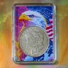 1899 O MORGAN 90% Fine Silver Dollar Custom Slab/Case NEW ORLEANS MINT COIN $1