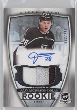 2018 Upper Deck The Cup Rookie 62/249 Jaret Anderson-Dolan #79 Patch Auto 0c1o