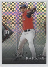 2014 Bowman Platinum Chrome Prospects X-Fractor Matt Barnes #BPCP28 3g3