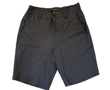 Banana Republic Men's Comfort Flat Front Shorts Stretch Size 30 Color Black
