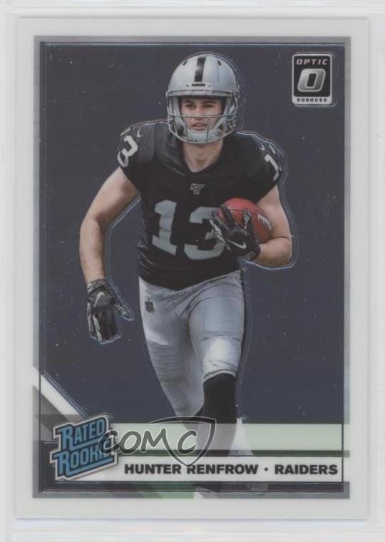 2019 Panini Donruss Optic Rated Rookie Hunter Renfrow #190 Rookie RC 1f8f