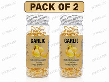 Nu Health Garlic Oil Concentrate 1500mg , 300 Softgels Support Heart Health