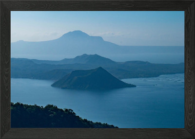 Gradient of Emotions Taal Framed Wall Art Poster Canvas Print Picture