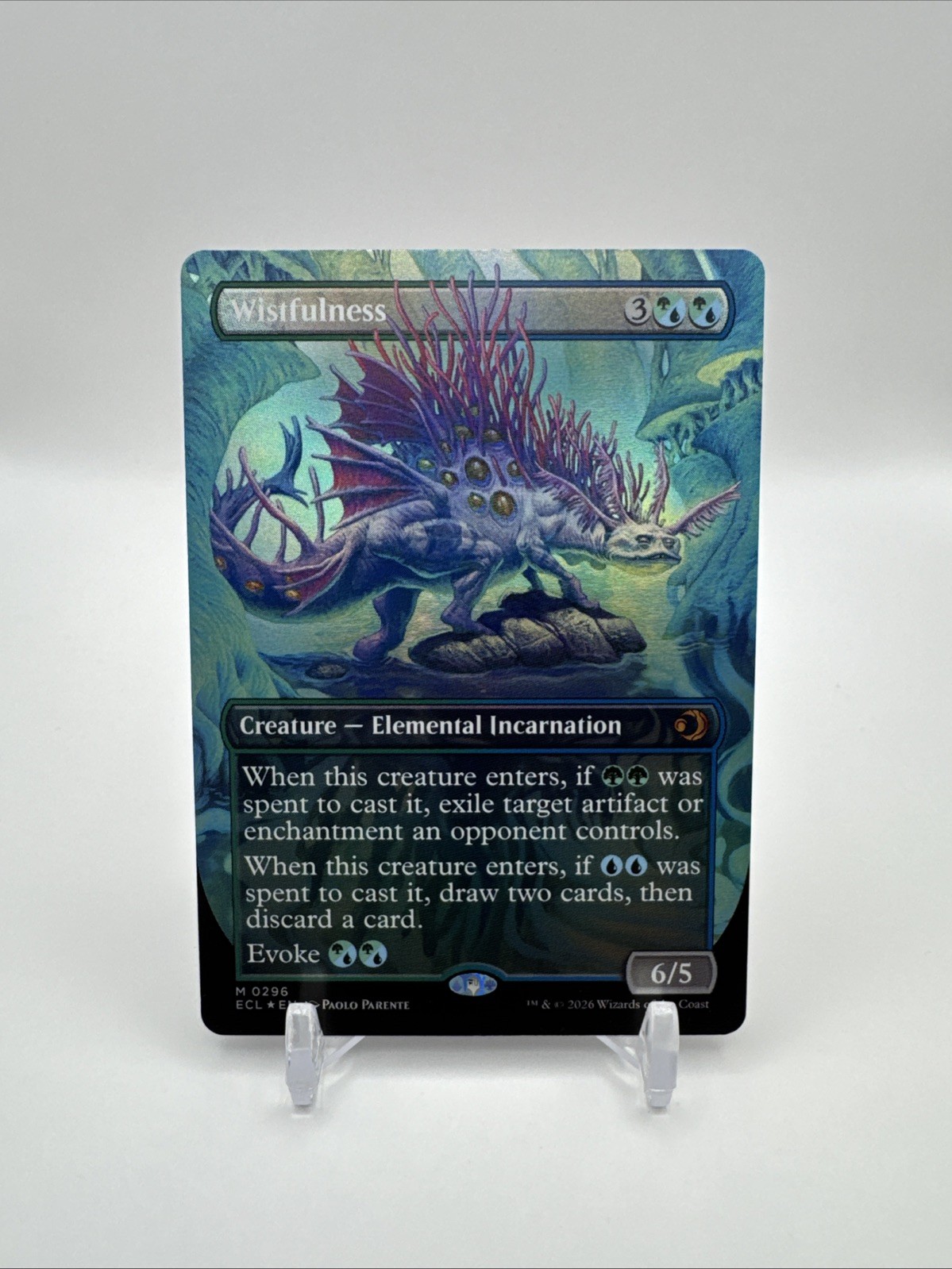 Wistfulness (Borderless) Lorwyn Eclipsed Foil MTG - M/NM x 1