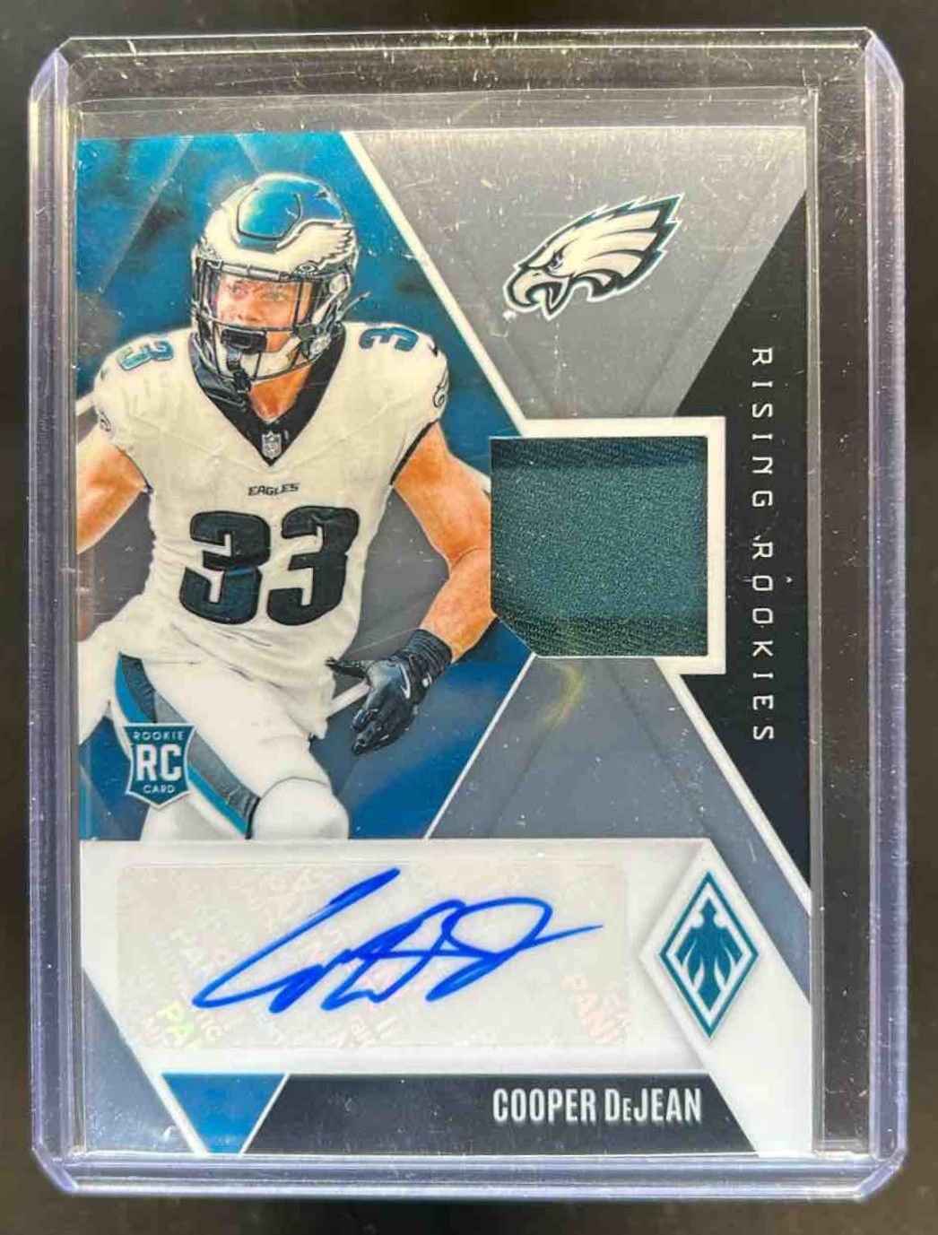 Cooper DeJean Panini Phoenix Rising Rookie Autographs Jersey #RRAJCDN Base