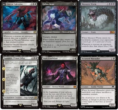 MTG Vincent Commander Deck - 100 Magic Cards EDH Final Fantasy