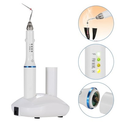 Dental Endo Gutta Percha Obturation system cordless Heated Pen +4 Needles