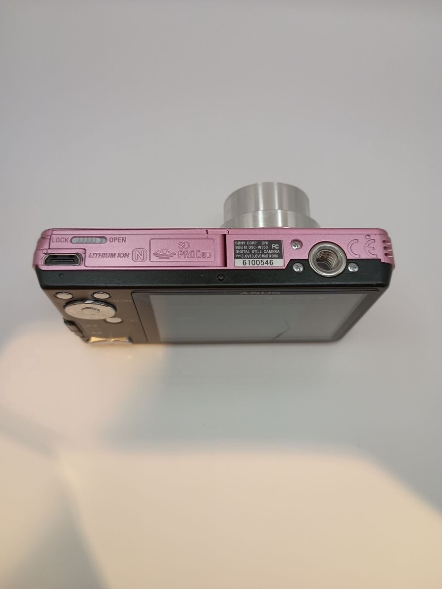 dsc-w350 ピンク ジャンク Sony DSC-W350 14.1MP Camera w/ Charger 4x Optical Zoom SteadyShot
