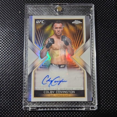 2024 Topps Chrome UFC -Main Event Autographs Colby Covington Refractor /150 (AU)