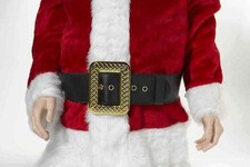 Deluxe Santa Claus Belt Pirate Gold Christmas Halloween Adult Costume Accessory