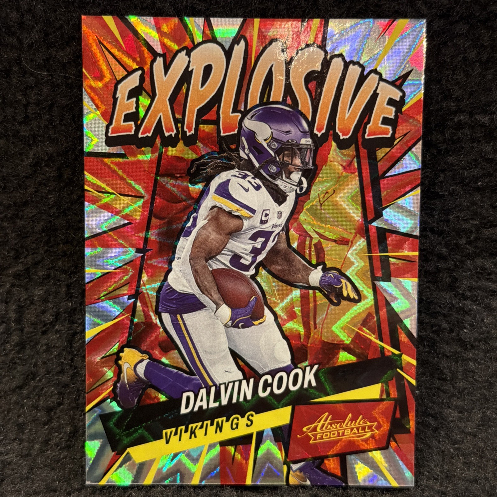 Dalvin Cook 2022 Panini Absolute Explosive #E21 Case Hit SSP