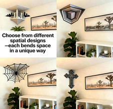 Wall Art That Reshapes Reality,3D Art Decor,Optical Illusion Corner Wall Decal