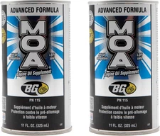 2 - Pack Bg MOA Motor Oil Additive (2) 11Oz. Cans