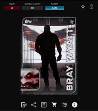Topps WWE Slam 25 - ASCENDANCY Black Relic - BRAY WYATT