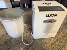 Lexon Oblio Wireless Qi Smartphone Charging Station with Built-in UV-C Sanitizer Lexon Oblio Wireless Qi Smartphone Charging Station with Built-in UV-C Sanitizer