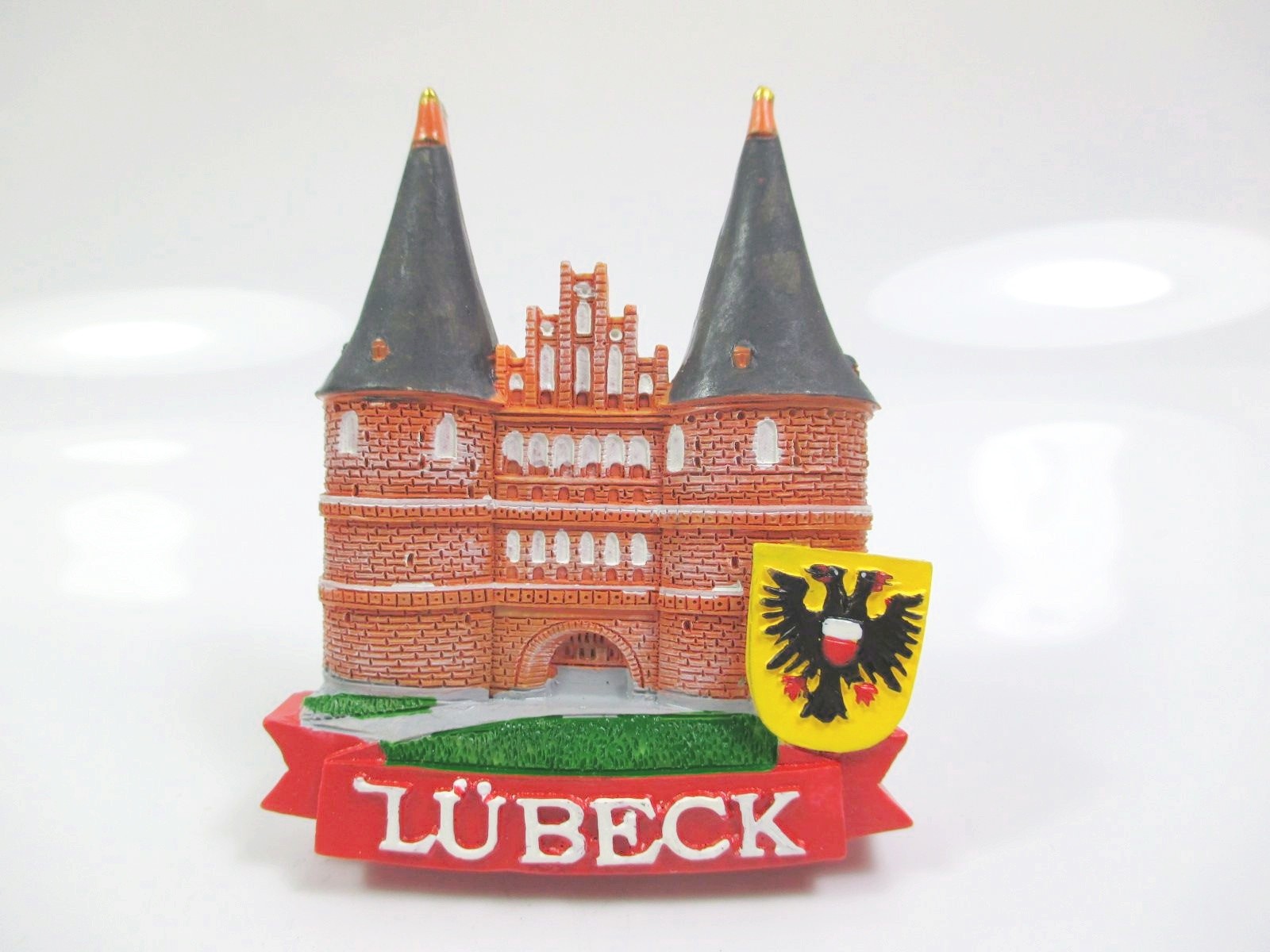 Lübeck Holstentor Schl. Holstein premium magnet poly souvenir Germany (47)