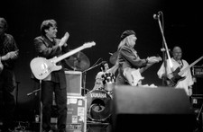 Strip of (3) 1990s DEBBIE DAVIES Live Concert Original 35mm Photo Negatives bn