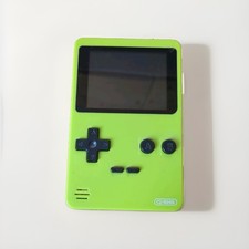 Handheld Retro Gaming Konsole QSS in Neongrün