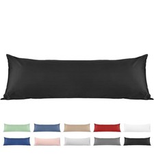 100 Cotton Body Pillow Case, 20x54 Body Long Pillow Pillowcases Sateen Weave...