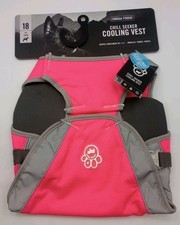 CANADA POOCH Chill Seeker Cooling Dog Vest 18" 23-33 LBS CP11319 Pink NEW