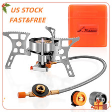 FREESHIP 3900W Portable Backpacking Stove Camping Stove 1LB Propane Tank Adapter